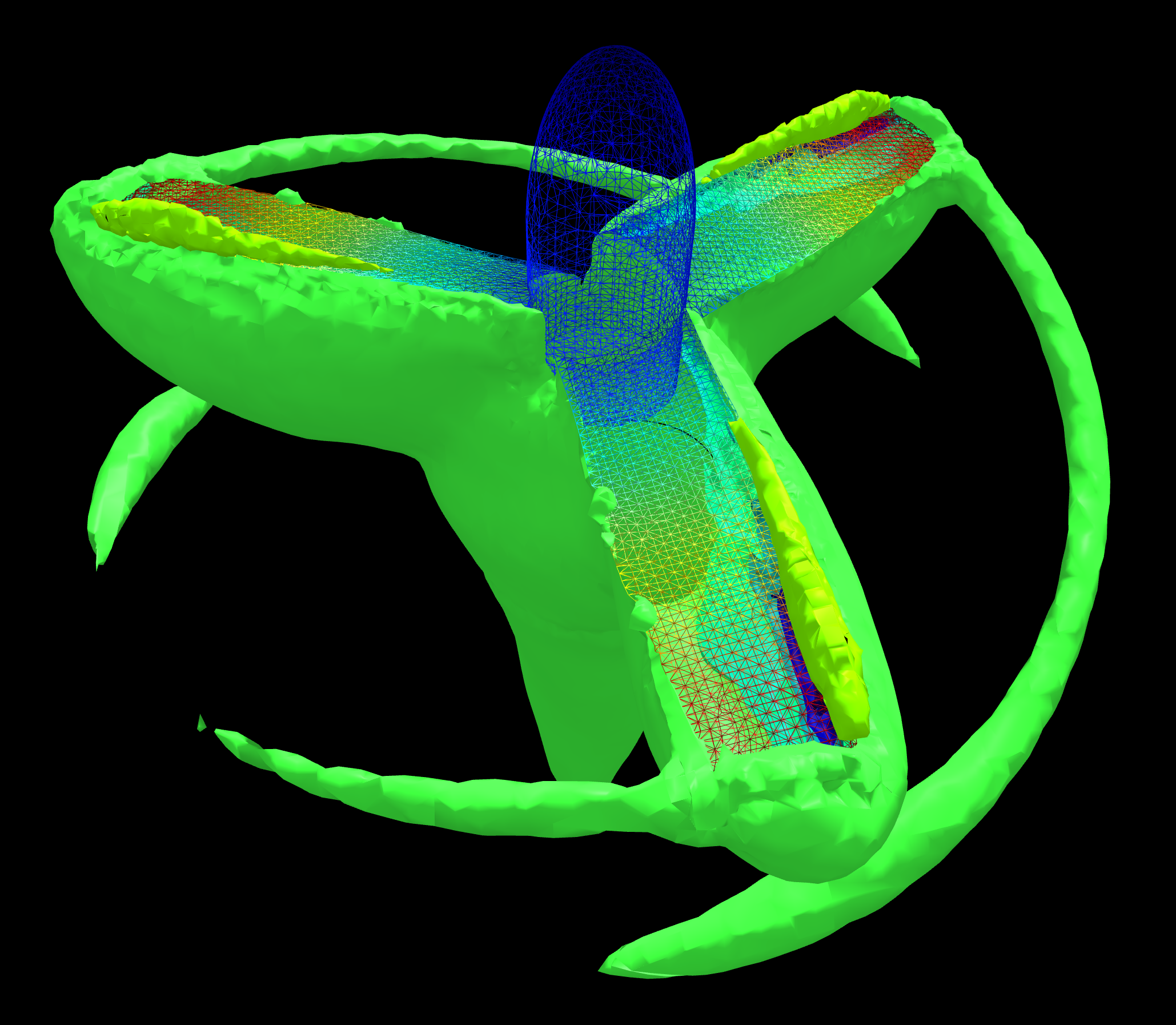 Isosurface contour visualization